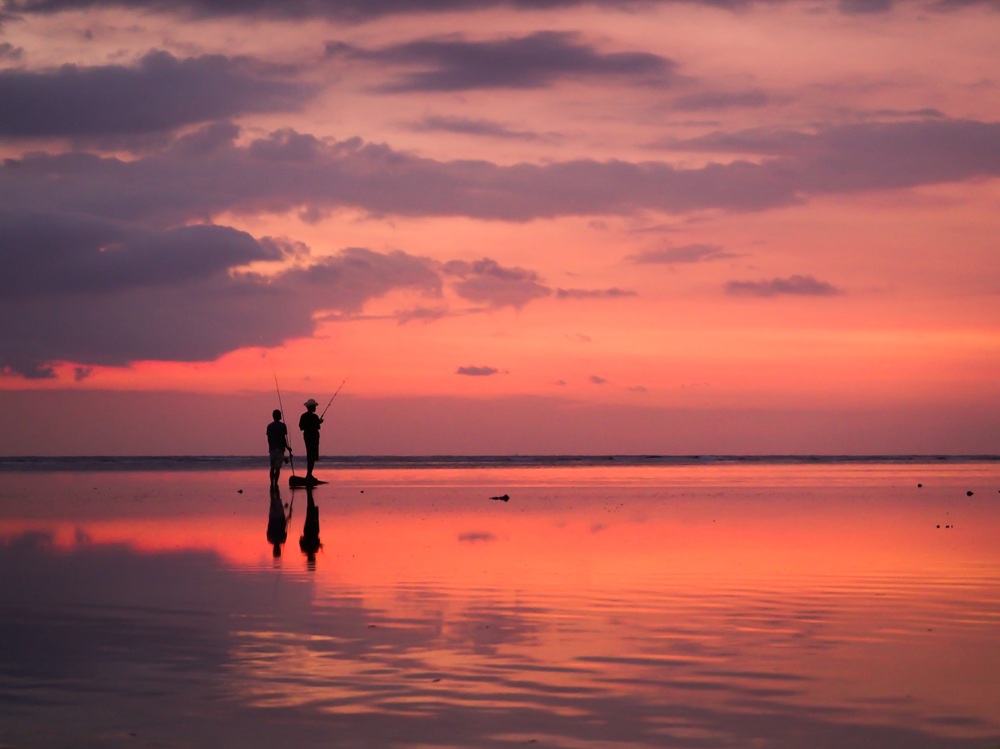 Lever du soleil à Gili Air, Indonésie