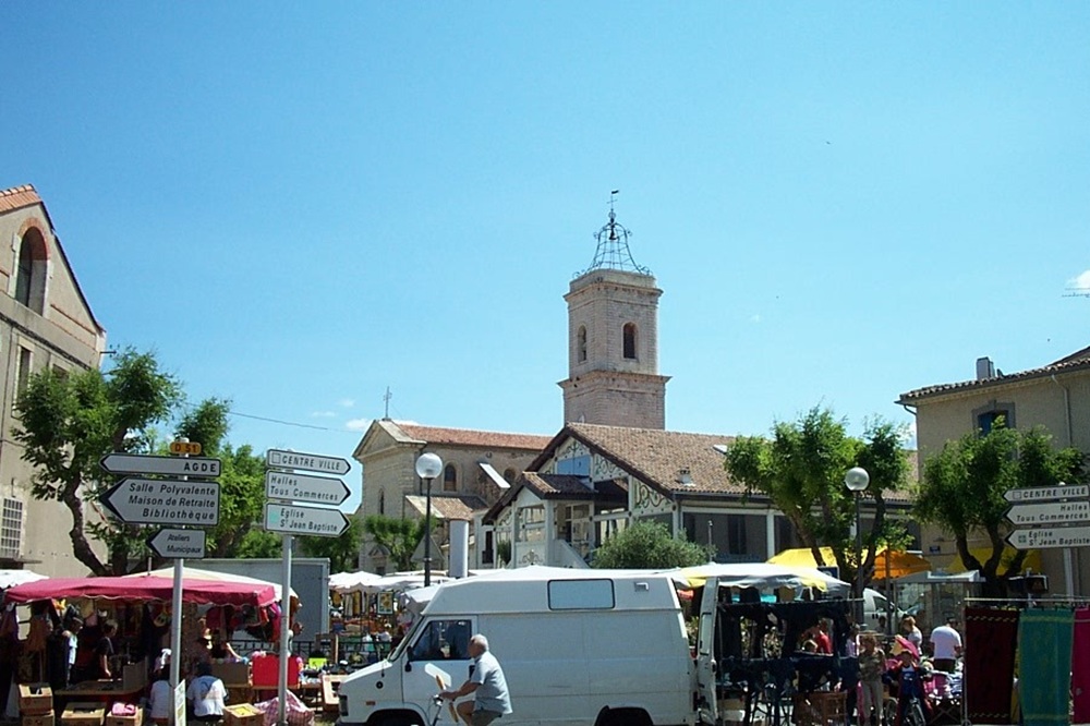 Marché à Marseillan