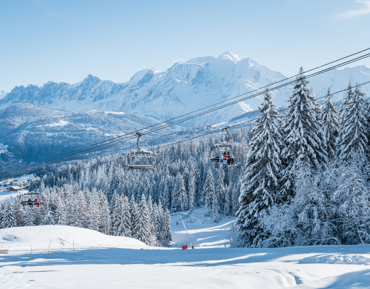 Pistes de neige de Combloux