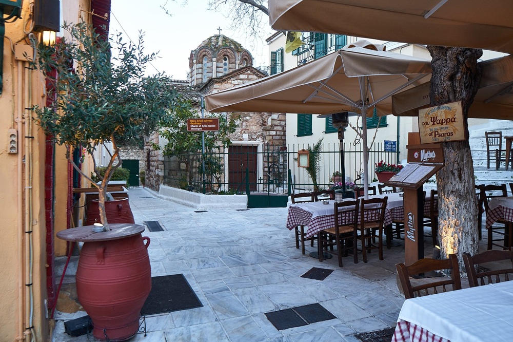 Restaurant Psaras à Plaka, Athènes
