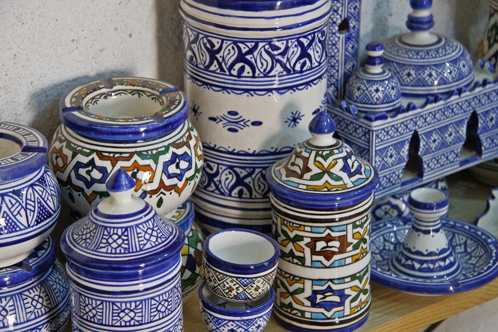 Céramique bleue de Fès