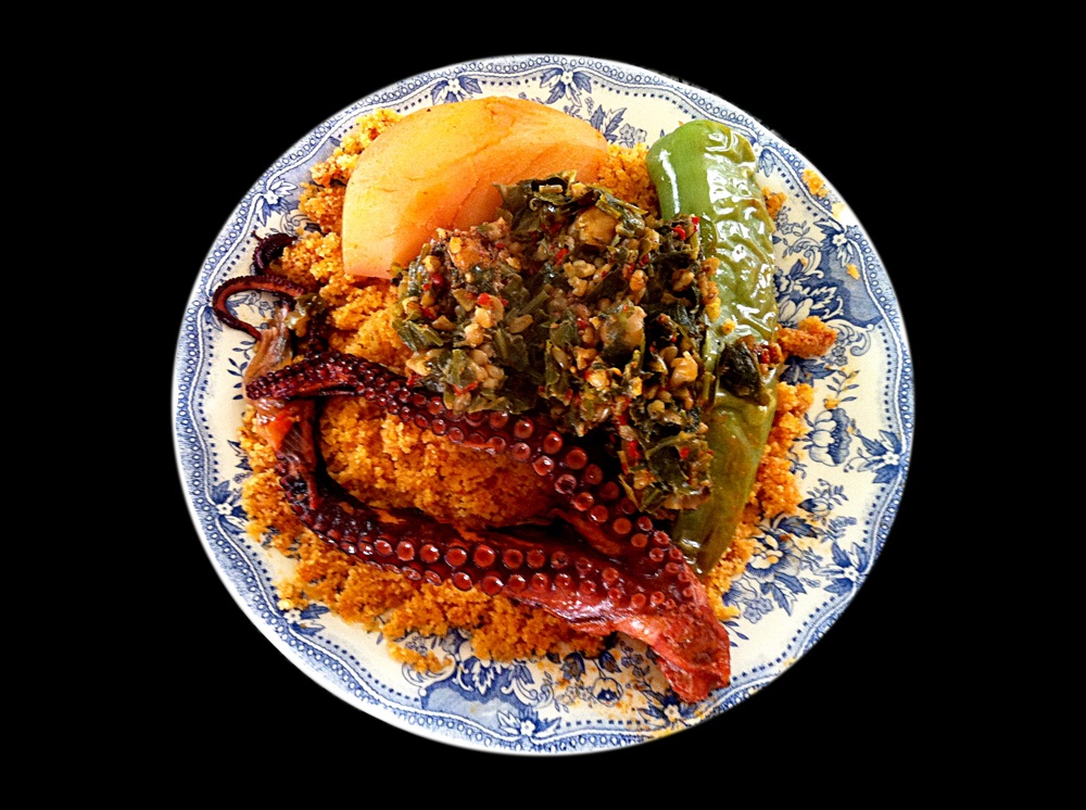 Couscous tunisien au poulpe
