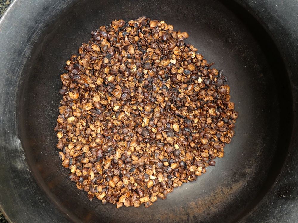 Écorces de grains de café, Cap-Vert