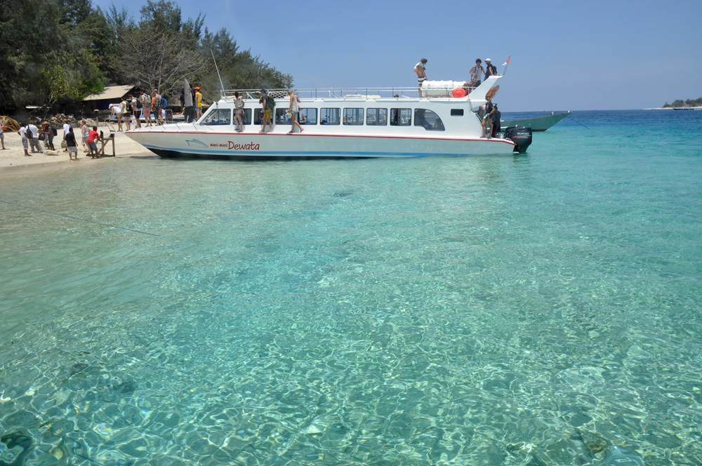 Fast boat à Lombok