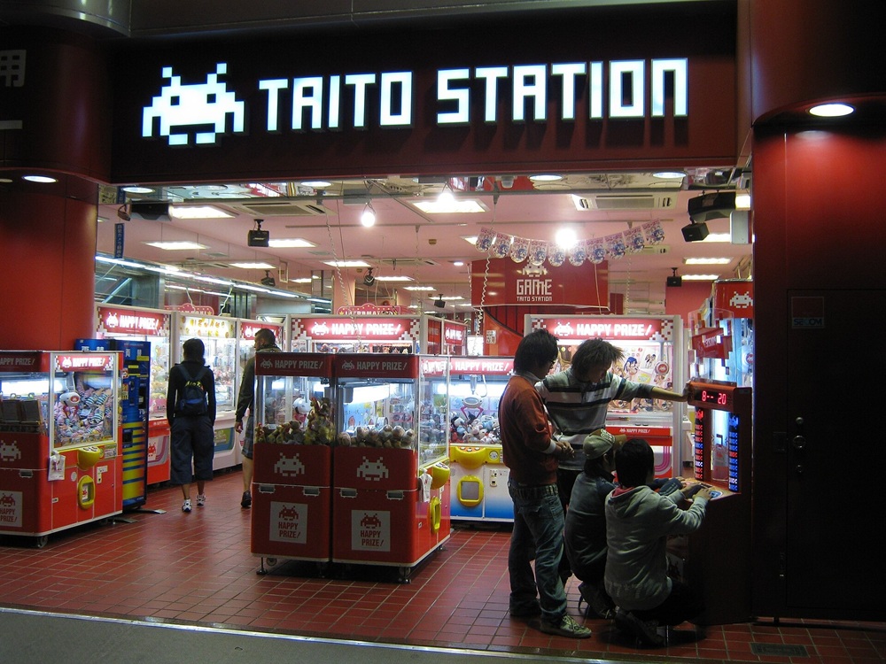 Jeux d'arcade à Taito Station