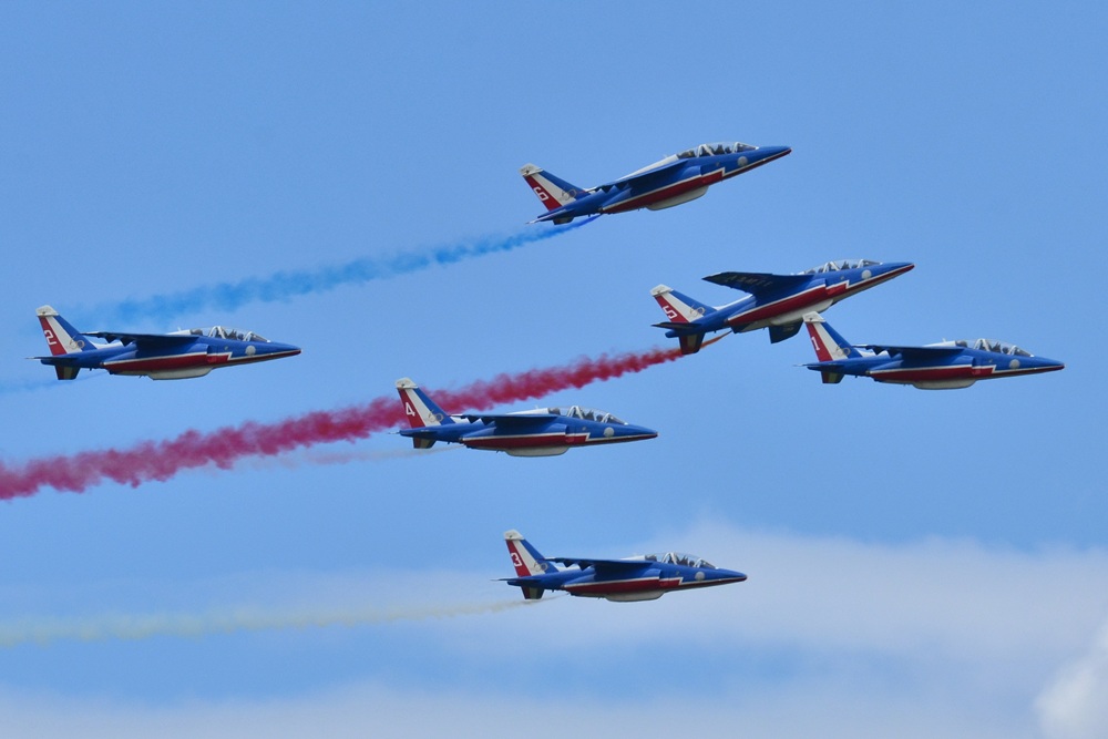 La Patrouille de France à Salon-de-Provence