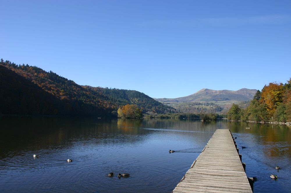 Lac Chambon près de Saint-Nectaire