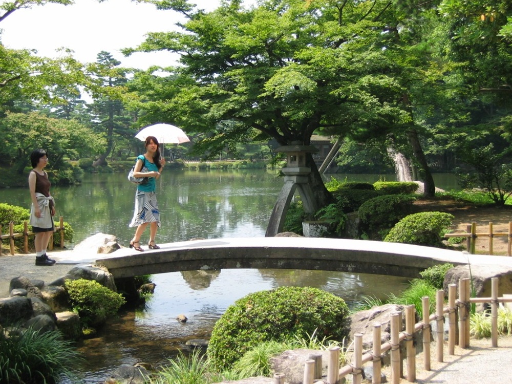 Le jardin Kenrokuen, Kazanawa