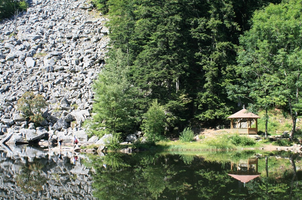 Le lac du Fischboedlé dans les Vosges