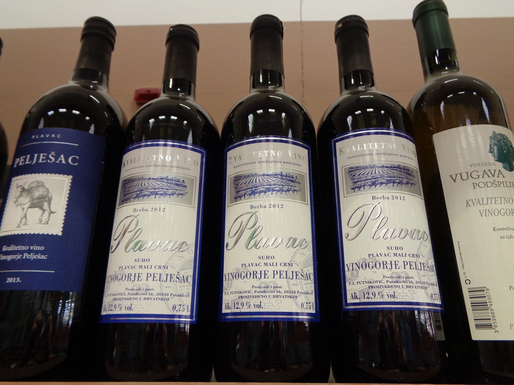 Le vin de Pelješac