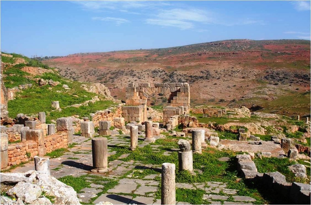 Les ruines de Tiddis près de Constantine