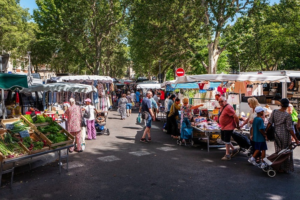 Marché à Salon-de-Provence