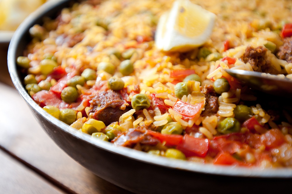 Paella au chorizo