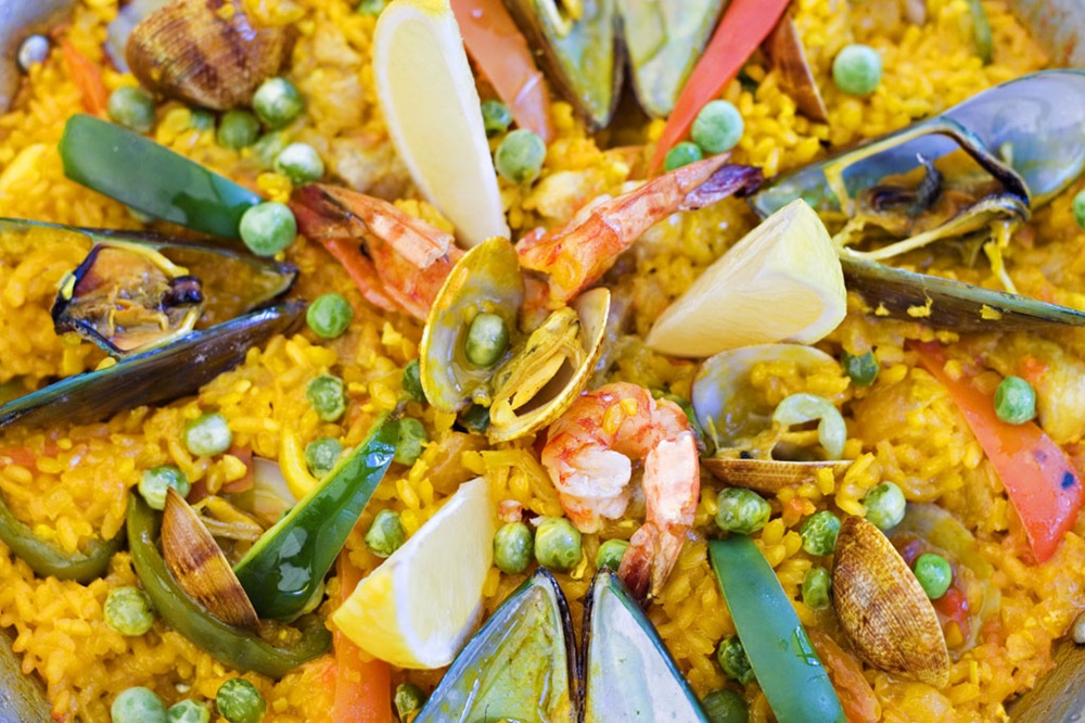 Paella aux fruits de mer