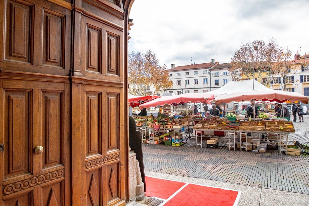 Place du marché, Roanne