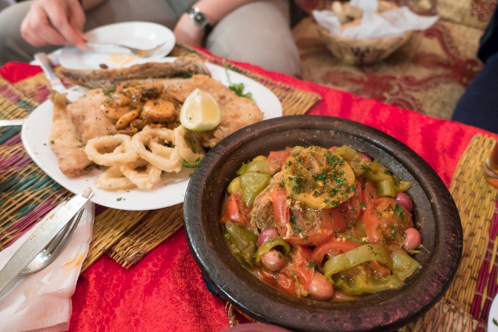 Plats de fruits de mer, Essaouira