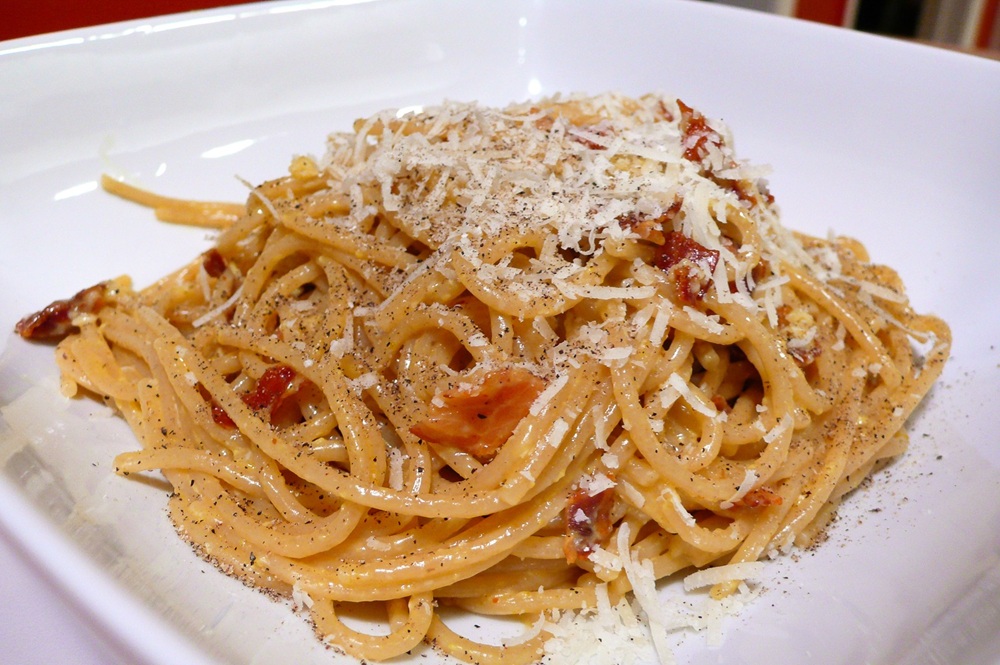 Spaghetti à la carbonara