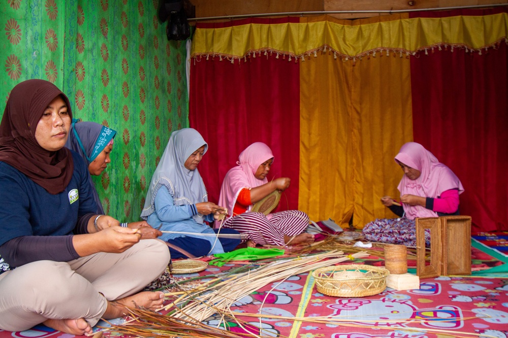 Vannerie en ketak, Lombok