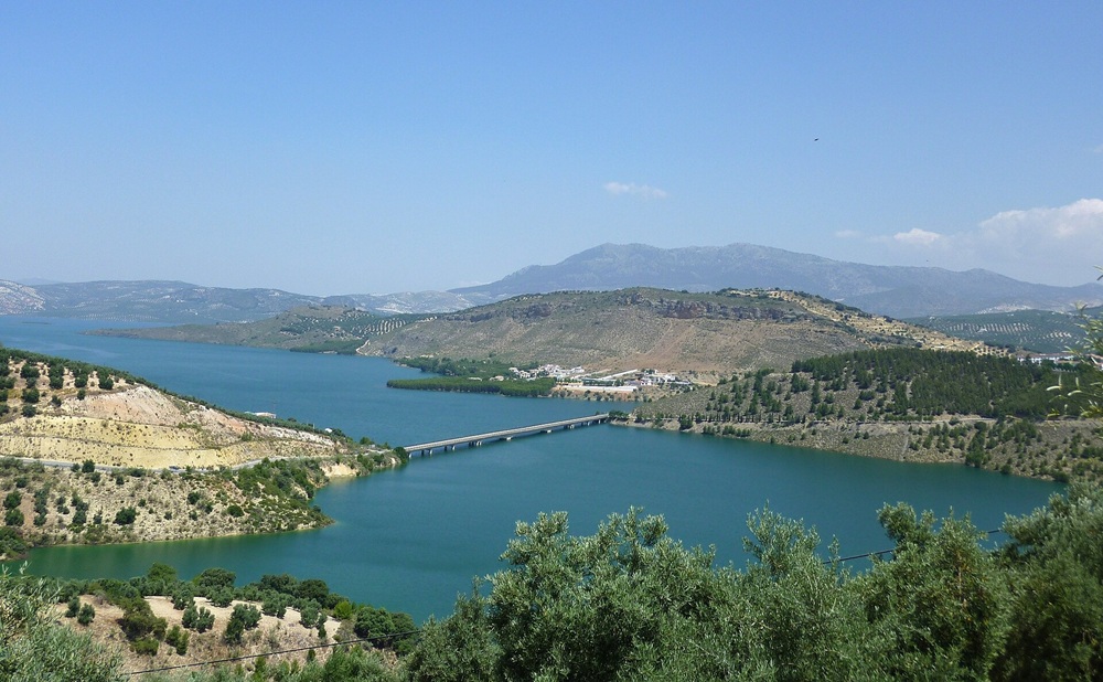 Barrage d'Iznájar près de Cordoue