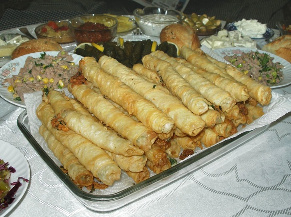 Börek dans un plat