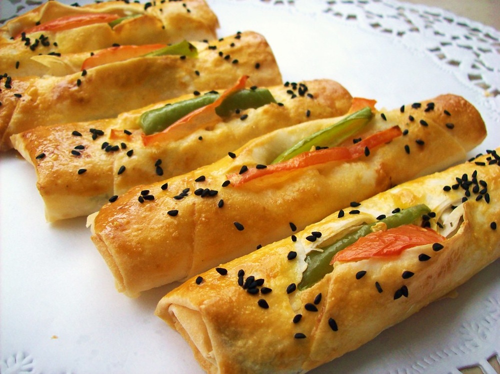 Börek en rouleaux