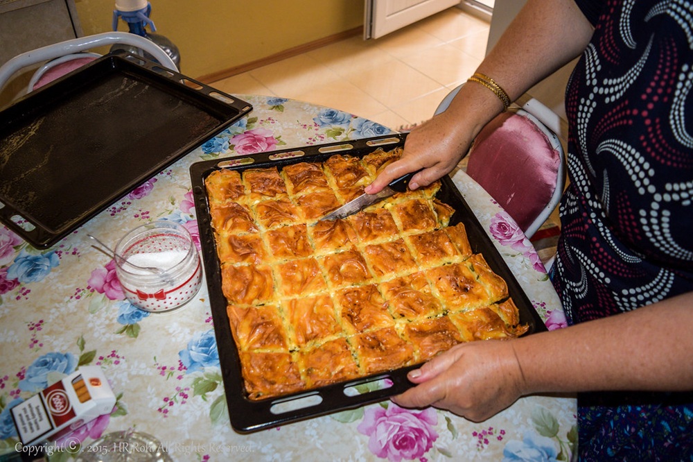 Börek sortant du four
