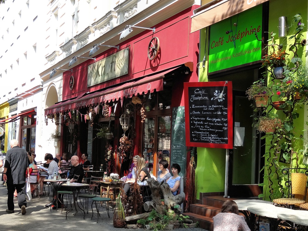 Café dans le Kreuzberg, Berlin