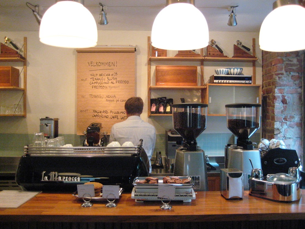 Café filtre à à Grünerløkka, Oslo