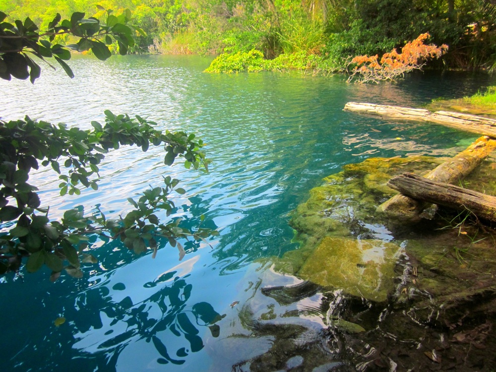 Cenote à Bacalar, Mexique