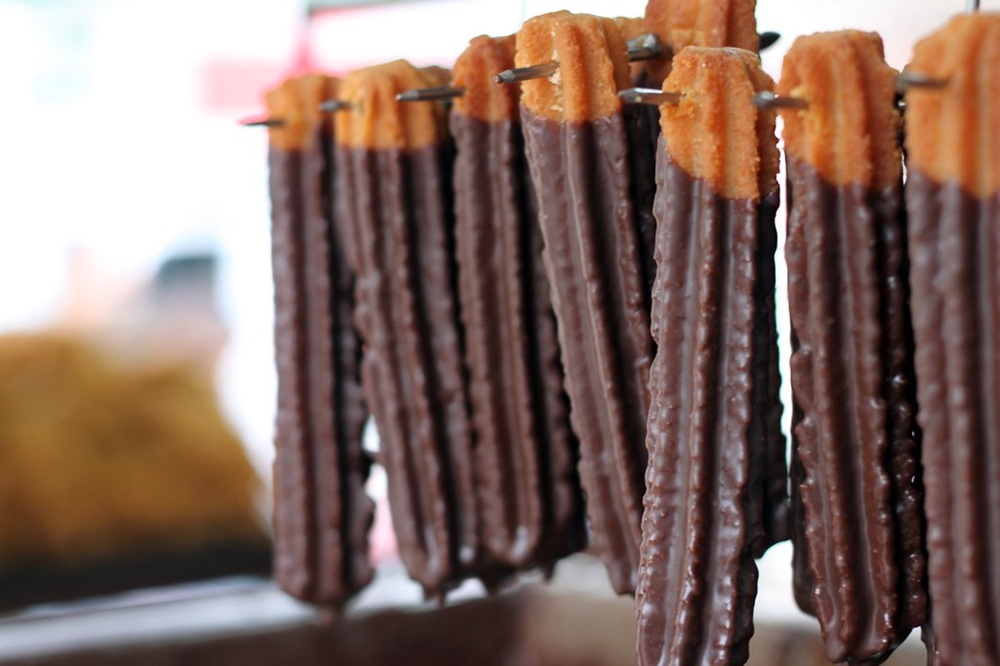 Churros au chocolat