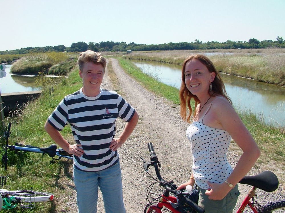 Cyclistes à Jard-sur-Mer