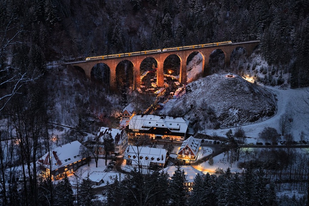 Gorges de la Ravenna en hiver
