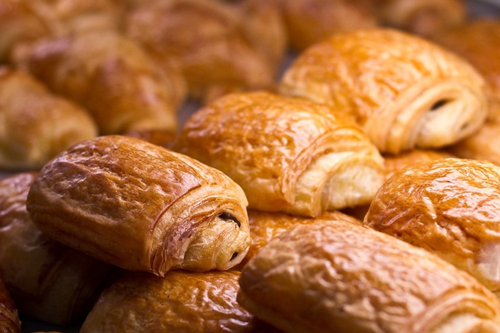 Gros plan sur des chocolatines