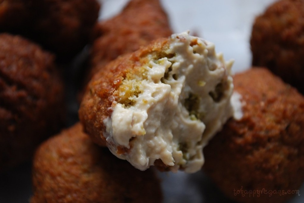 Gros plan sur du falafel