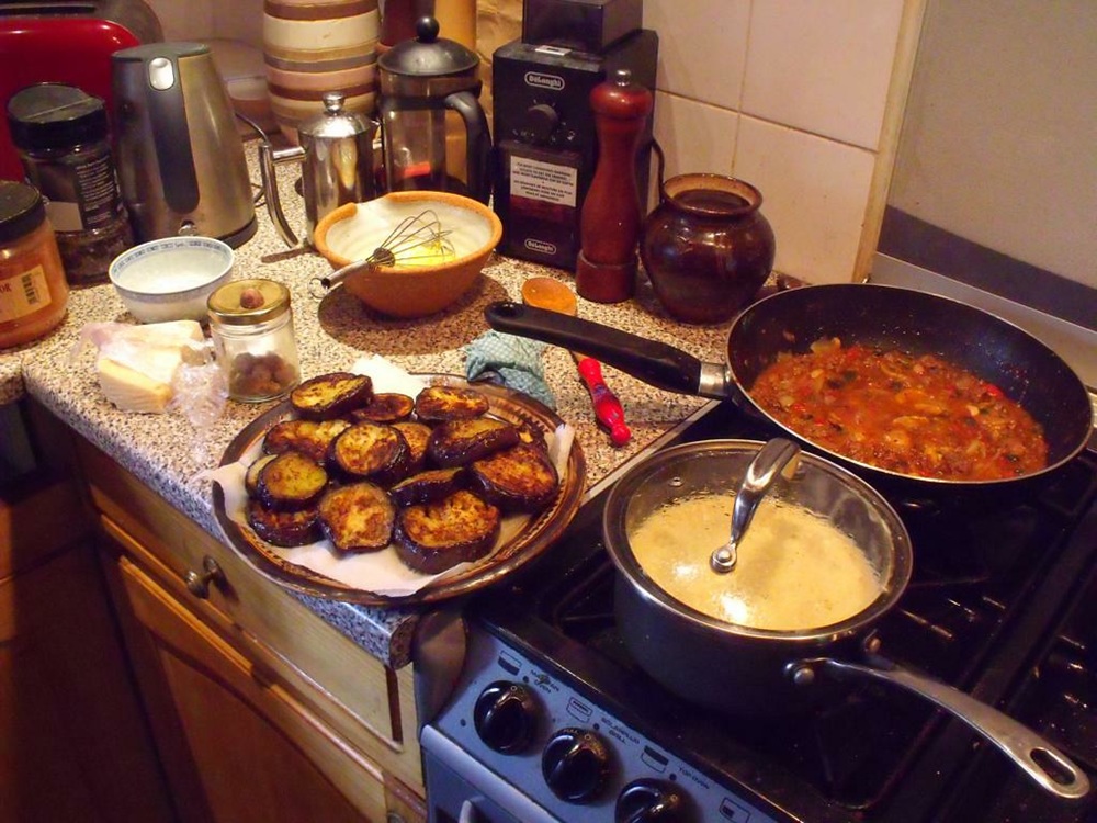 Ingrédients d'une moussaka