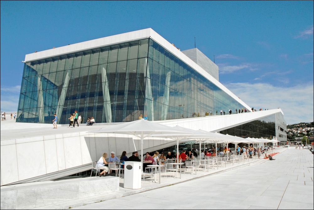 L'opéra d'Oslo (Norvège)