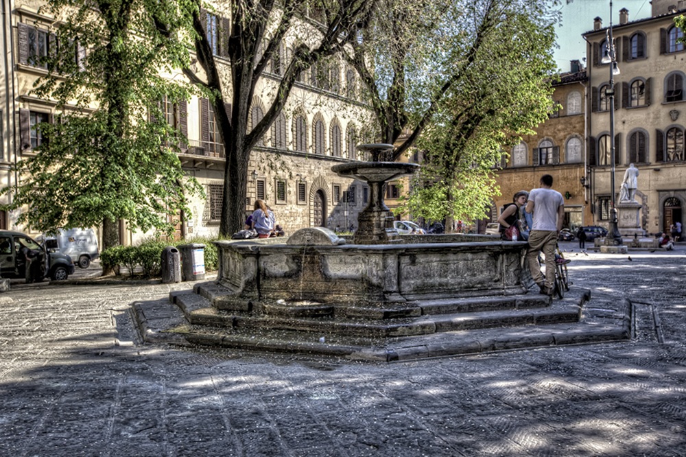 La Piazza Santo Spirito, Florence