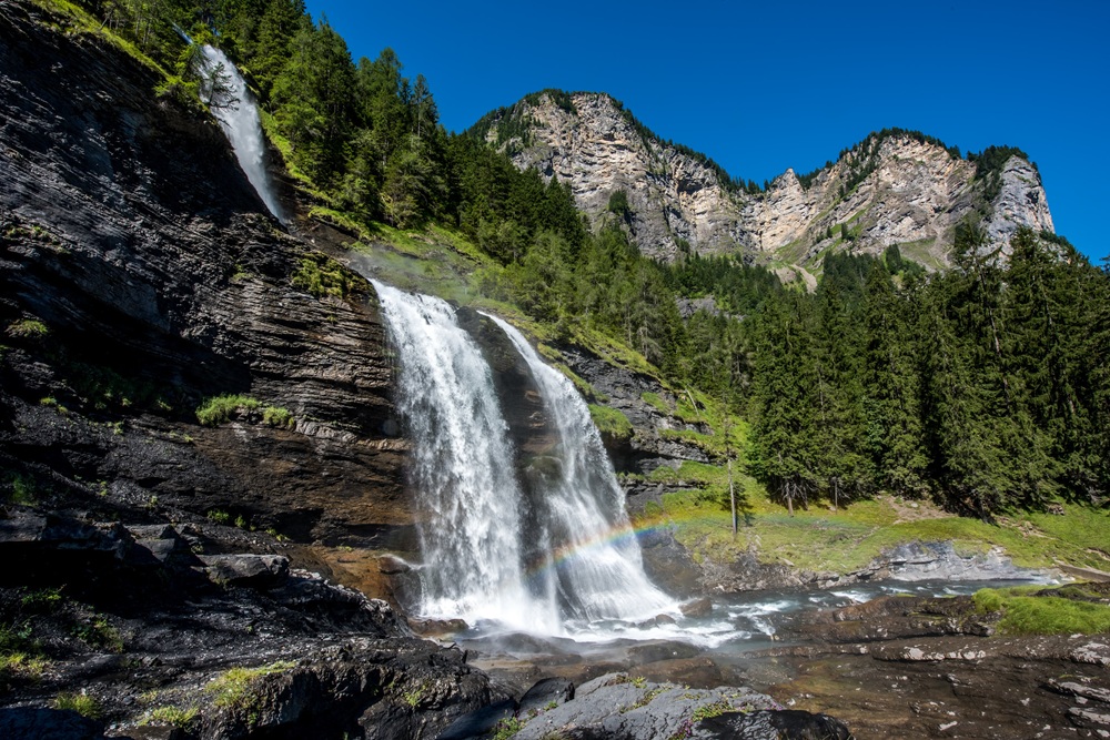 La cascade du Rouget près de Samoëns