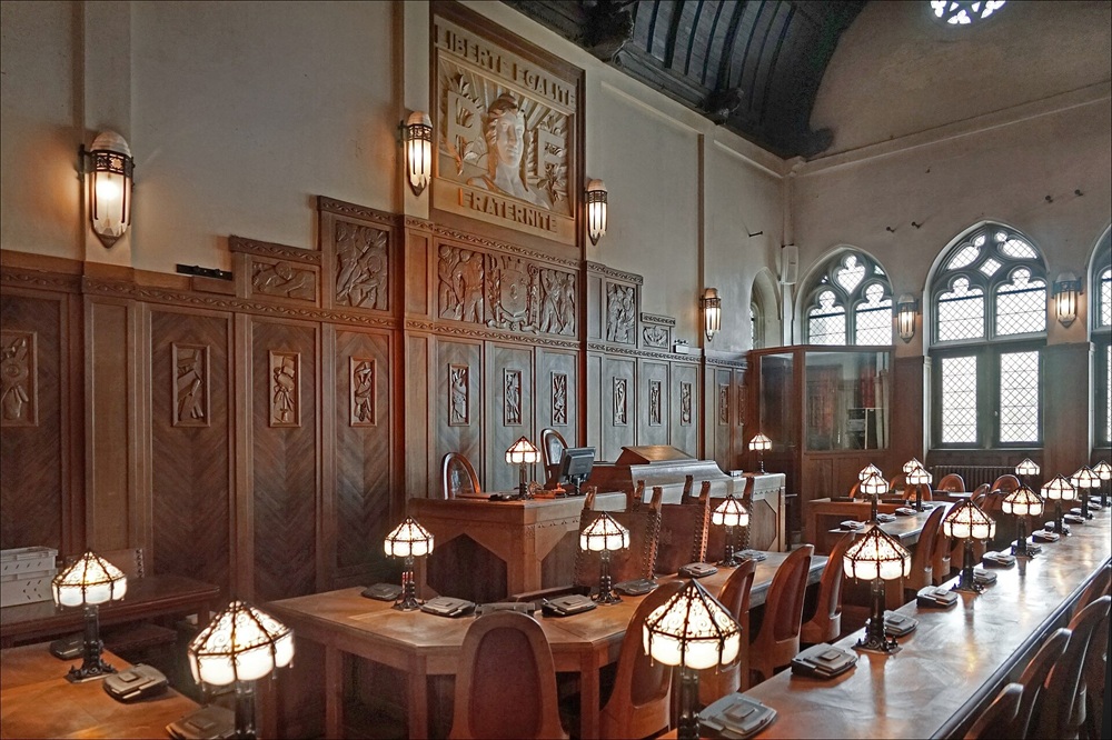 La salle du Conseil de l’Hôtel de Ville, Saint-Quentin