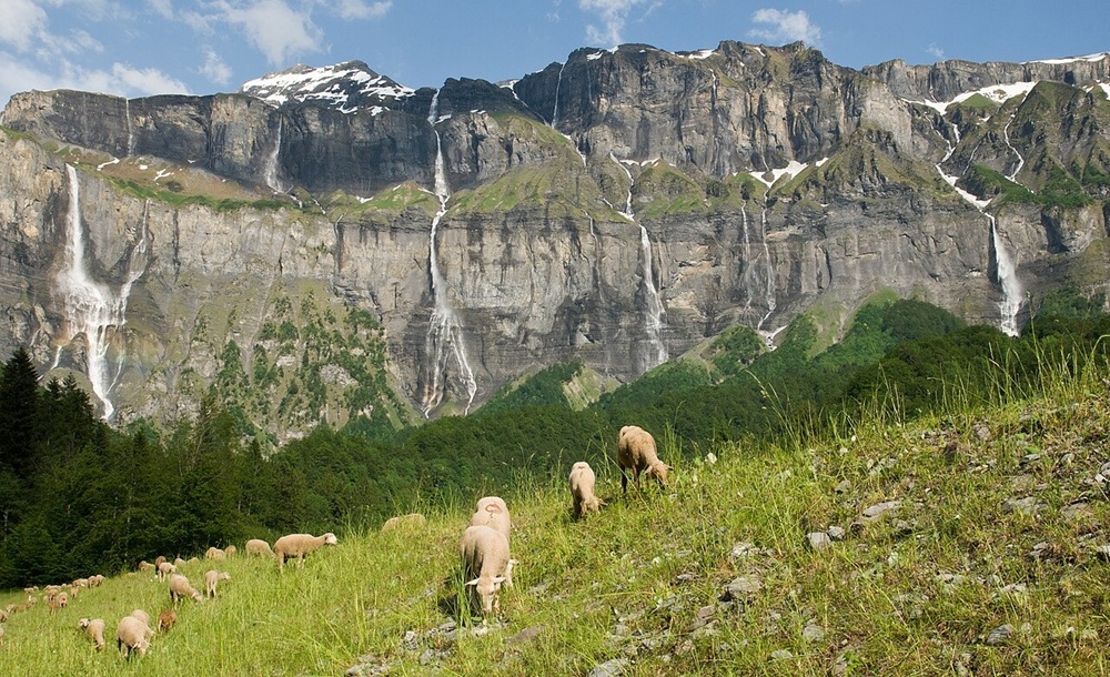 Le cirque du Fer-à-Cheval, près de Samoëns