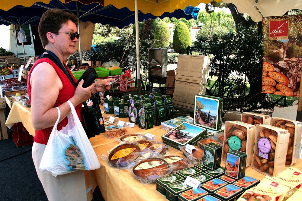 Le marché d'Ajaccio