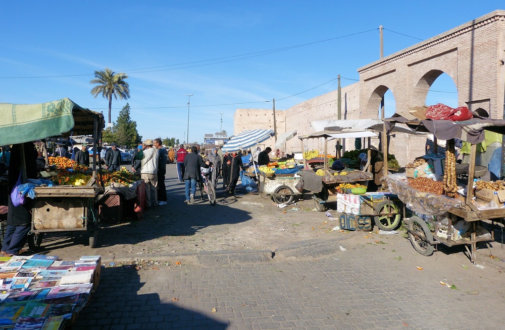 Le marché matinal de Bab Doukkala, Marrakech