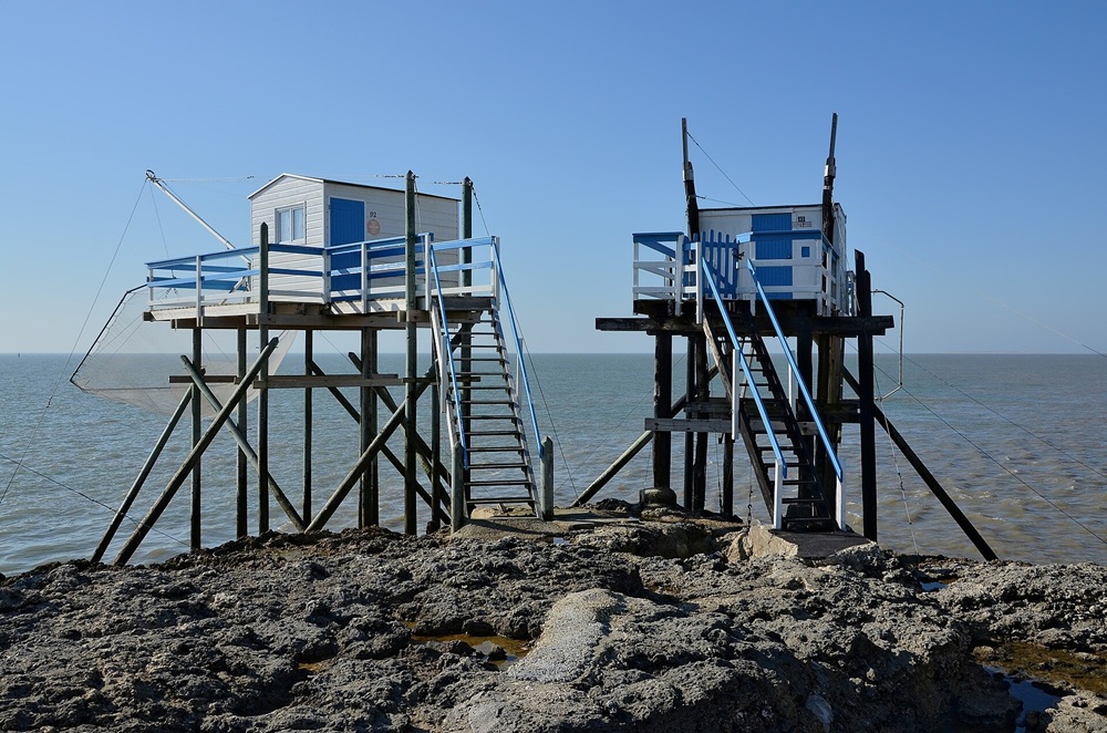 Les carrelets, Saint-Palais-sur-Mer