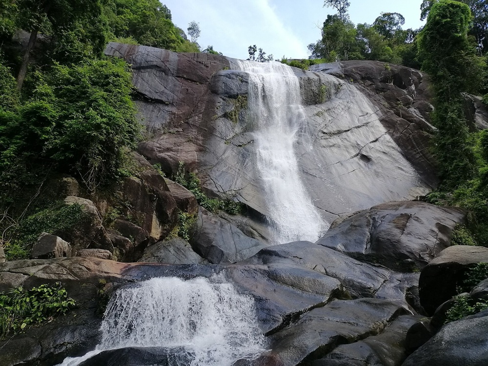 Les cascades de Telaga Tujuh, Langkawi