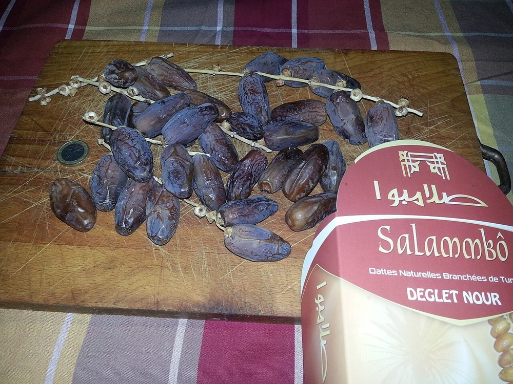 Les dattes Deglet Nour, Tunisie