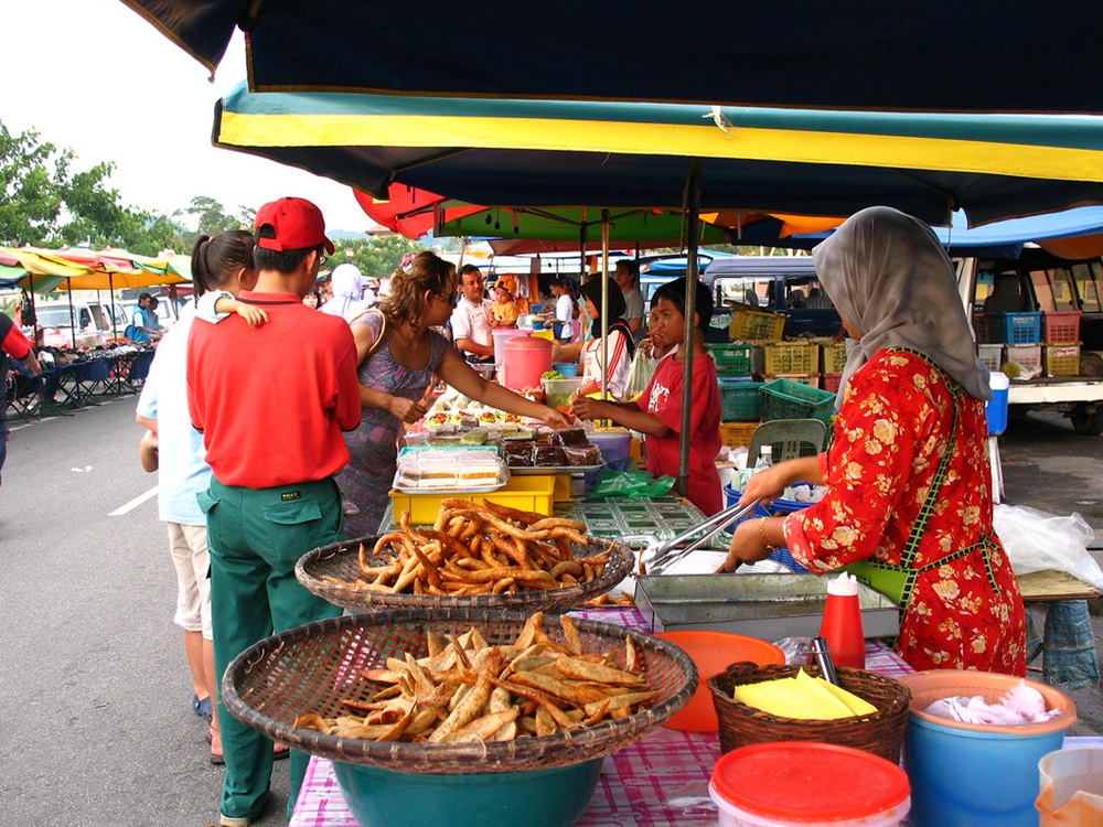 Marché nocturne à Langkawi