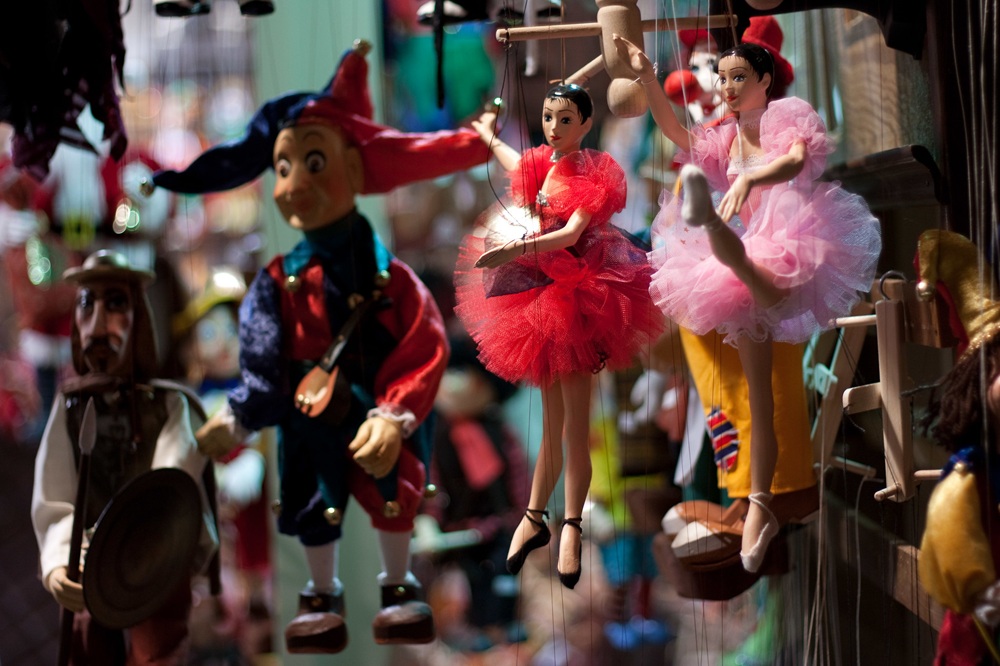 Marionnettes en bois, Prague