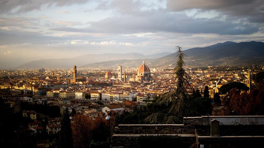 Vue sur Florence depuis San Miniato al Monte, Florence