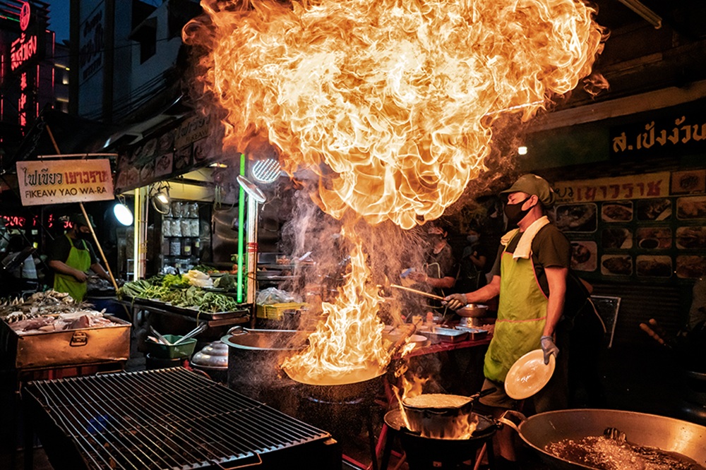 Street food à Yaowarat, Bangkok