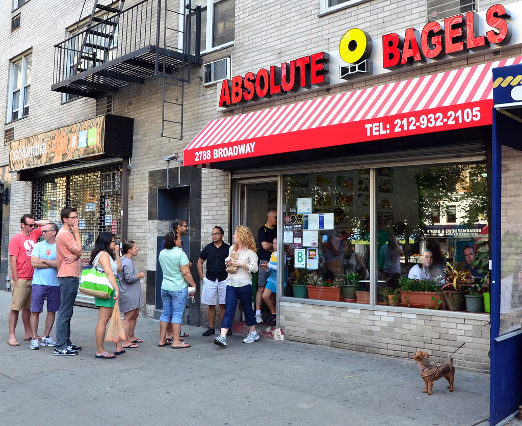 Absolute Bagels sur Broadway, New York